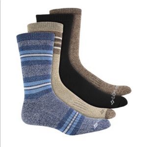 Men’s Columbia Four Pack Socks Gift Box